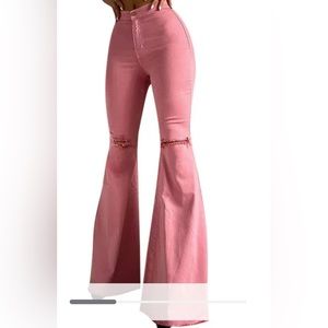 Boutique jeans, never worn bellbottoms they don’t fit me.